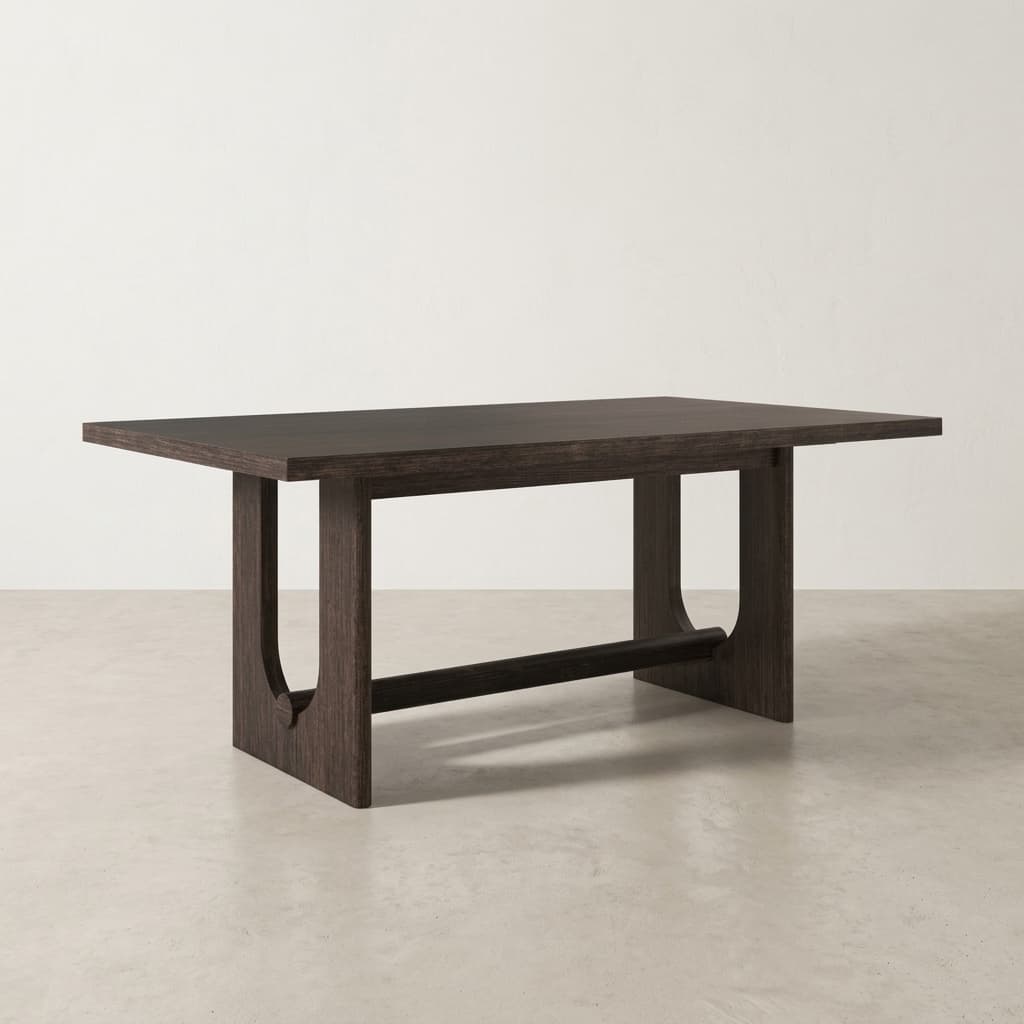 Armstrong Double table, 45-degree view