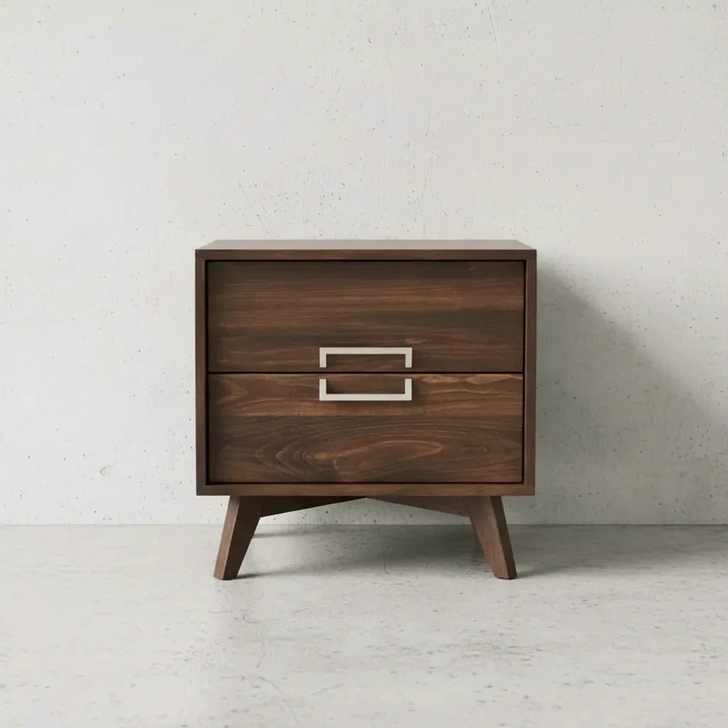 penwood furniture avenue 2 drawer night stand face on horizontal