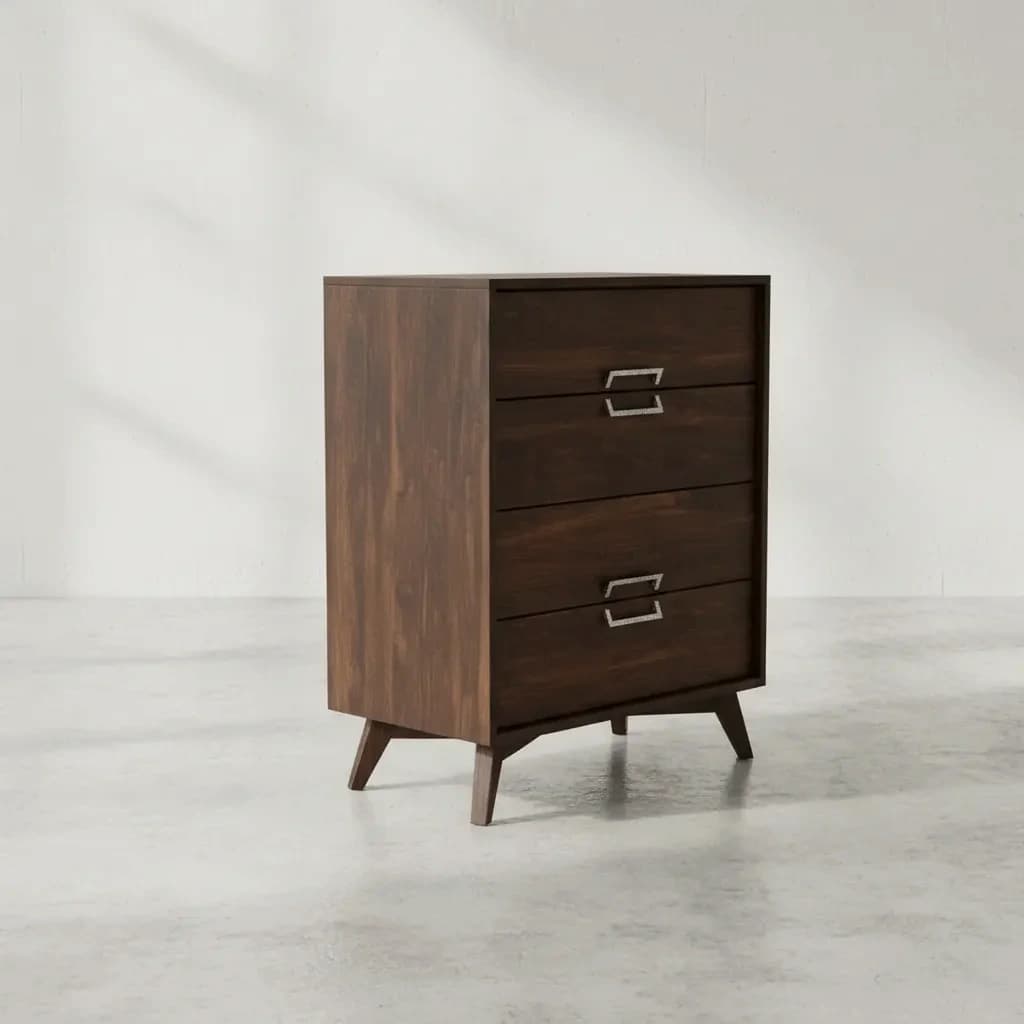 penwood furniture avenue 4 drawer highboy 45 degree angle