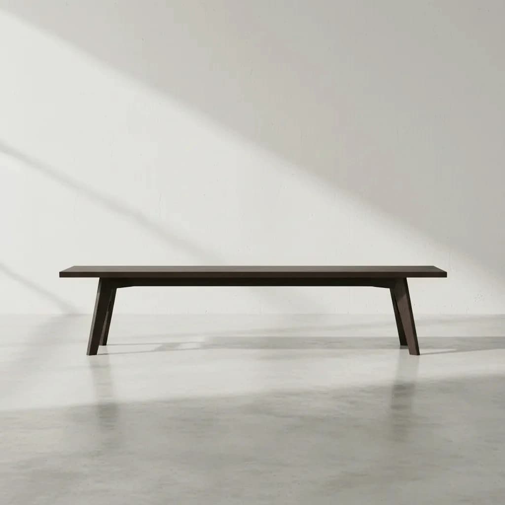penwood furniture avenue dining bench face on horizontal
