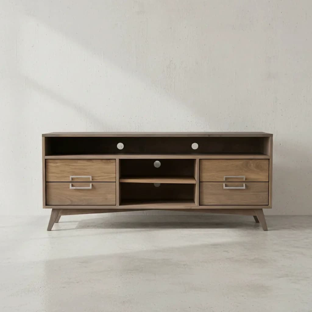 penwood furniture avenue media stand face on horizontal