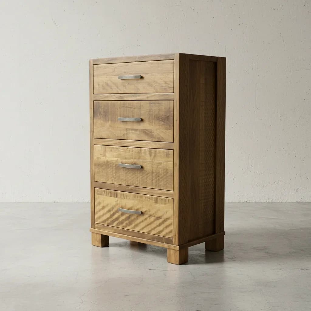 penwood furniture backwoods 4 drawer hiboy 45 degree angle