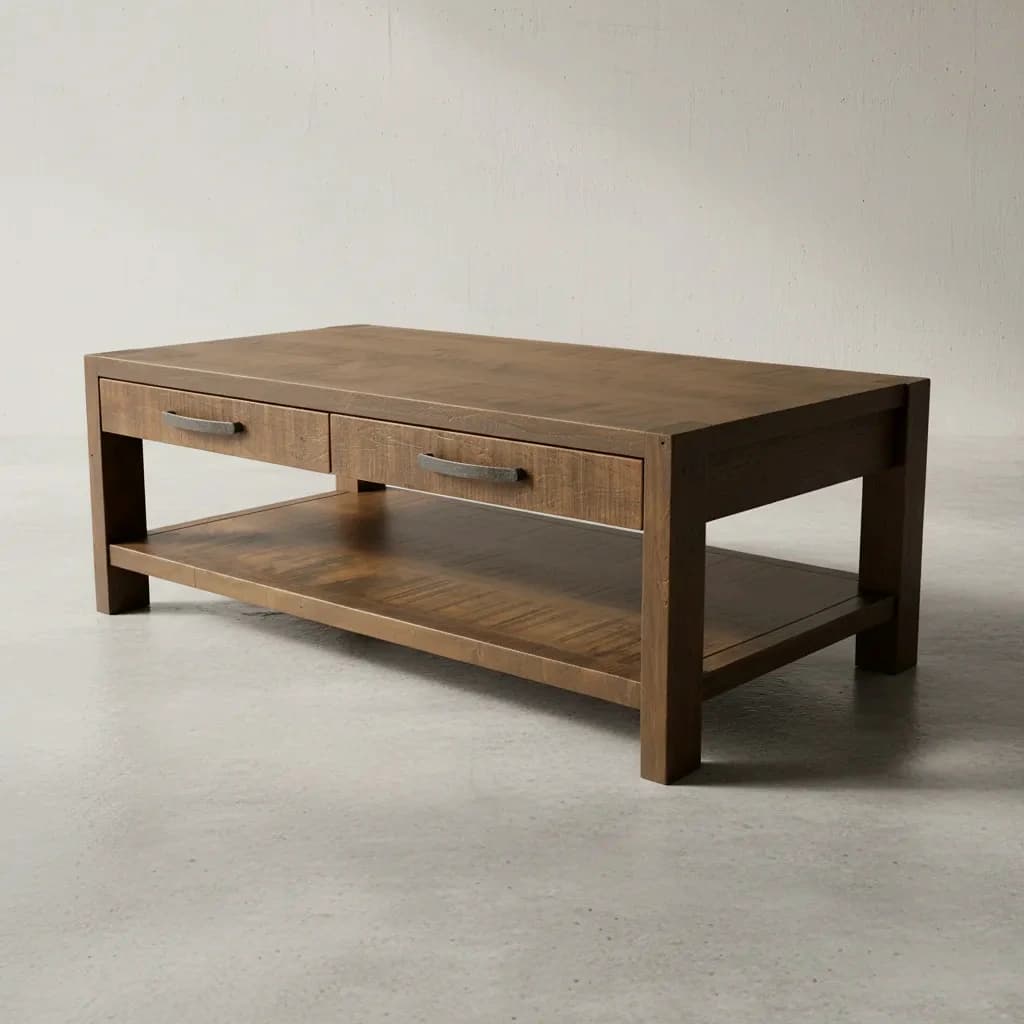 penwood furniture backwoods coffee table 45 degree angle