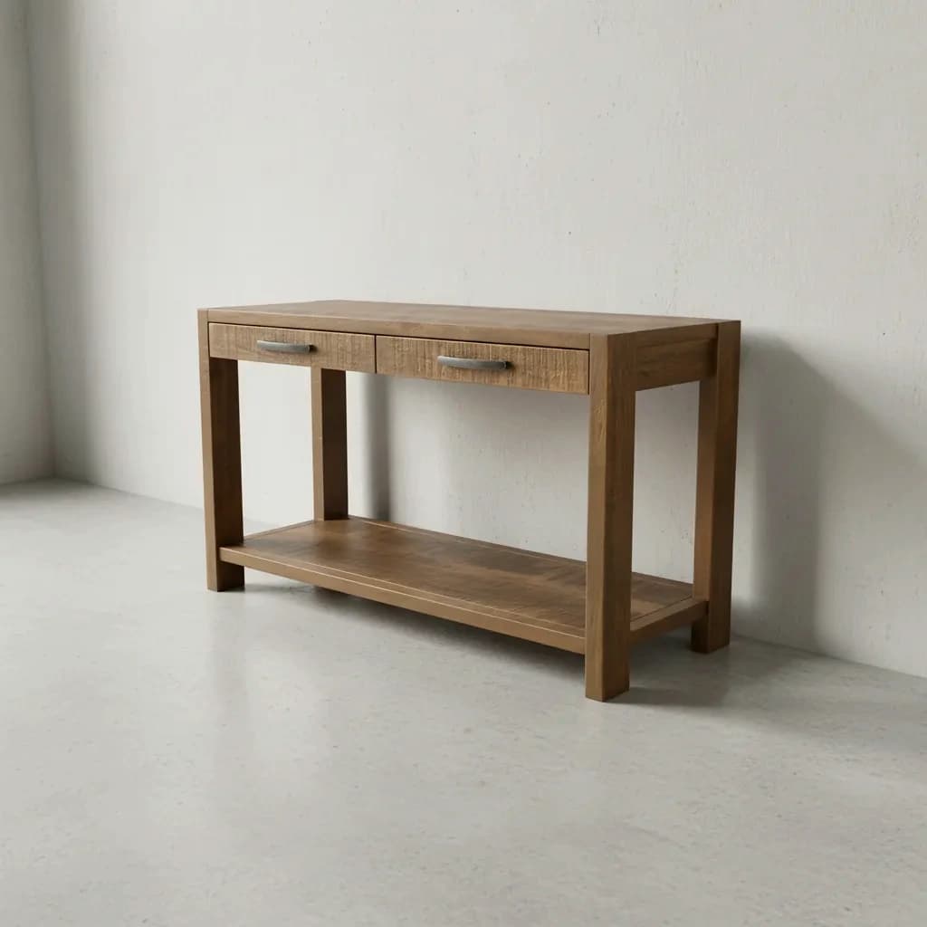 penwood furniture backwoods sofa table 45 degree angle