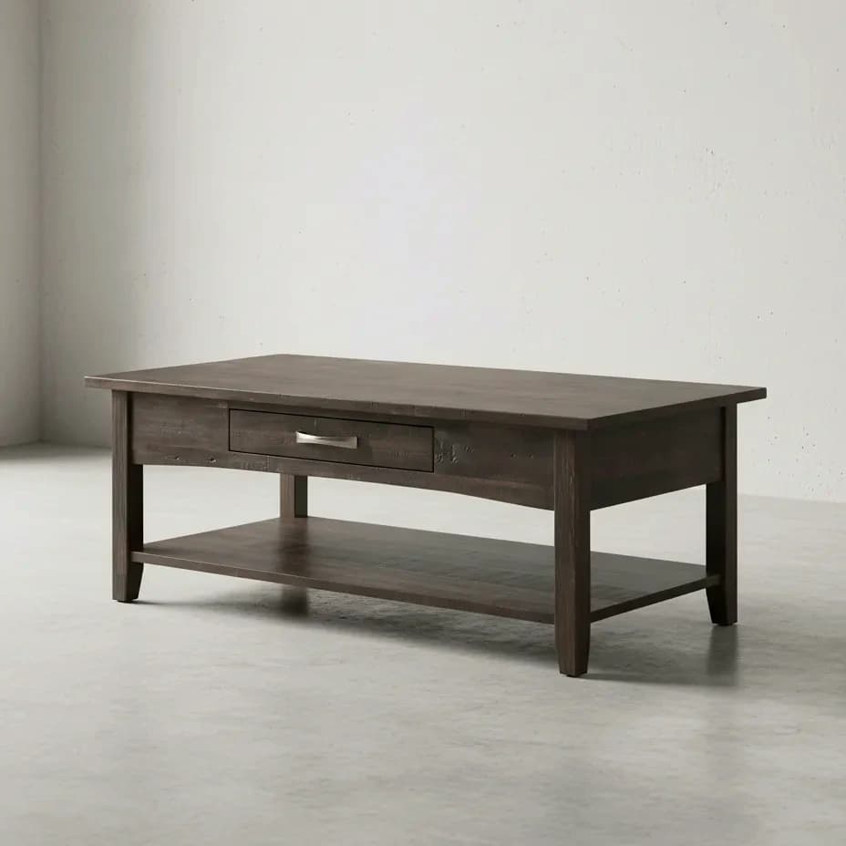 penwood furniture bancroft coffee table 45 degree angle