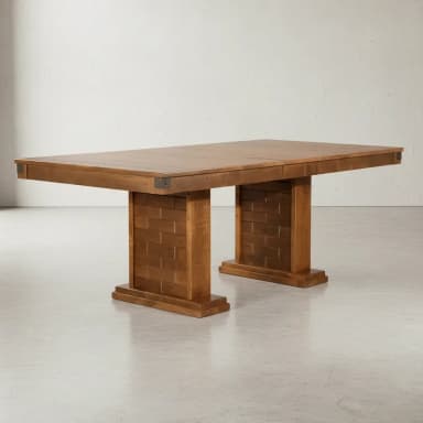 Barrelworks Double Pedestal Table