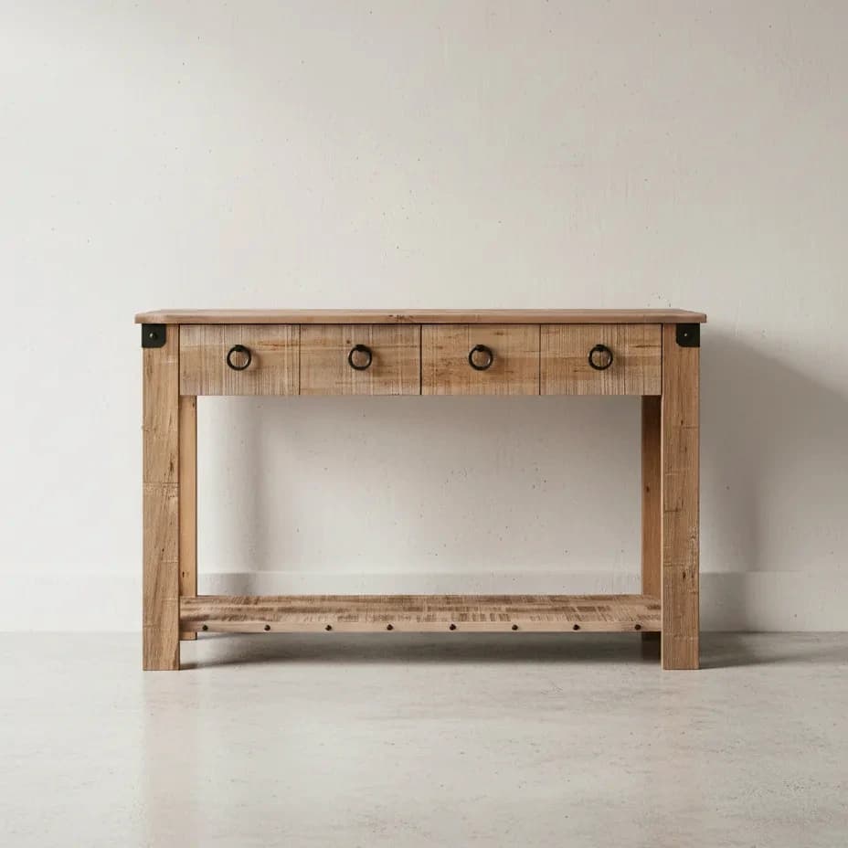 penwood furniture barrelworks sofa table face on horizontal