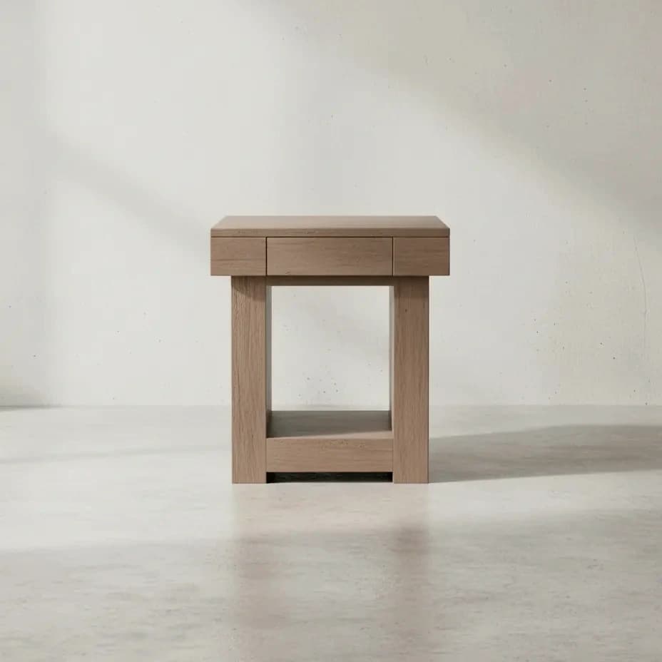 penwood furniture baxter end table face on horizontal