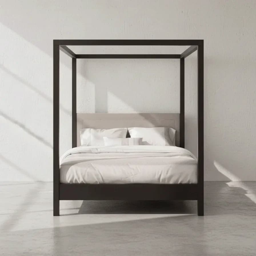 penwood furniture brooklyn canopy bed face on horizontal