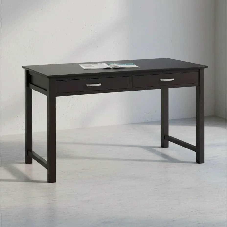 penwood furniture brooklyn writing desk 45 degree angle