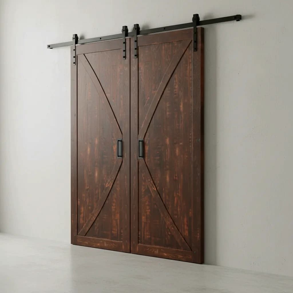 penwood furniture carlisle barn door 45 degree angle