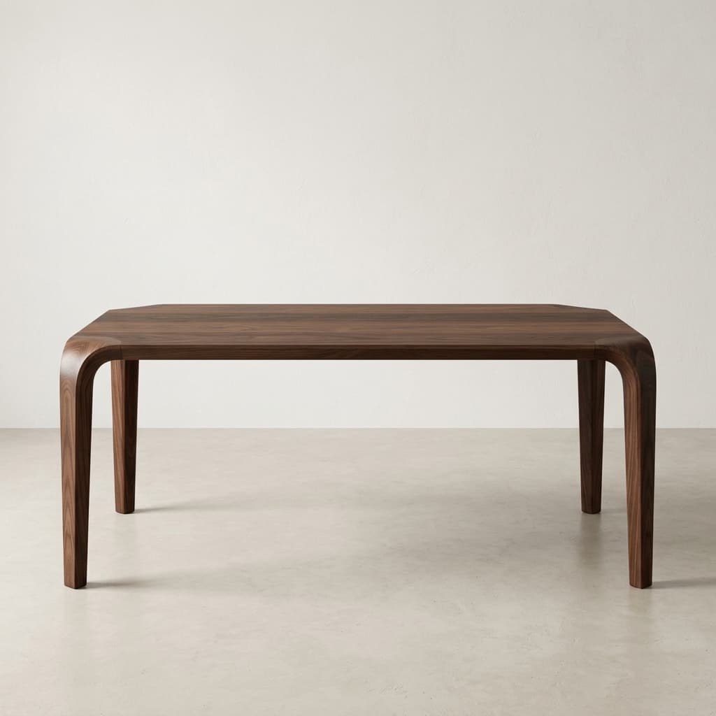 Cascade table, front view
