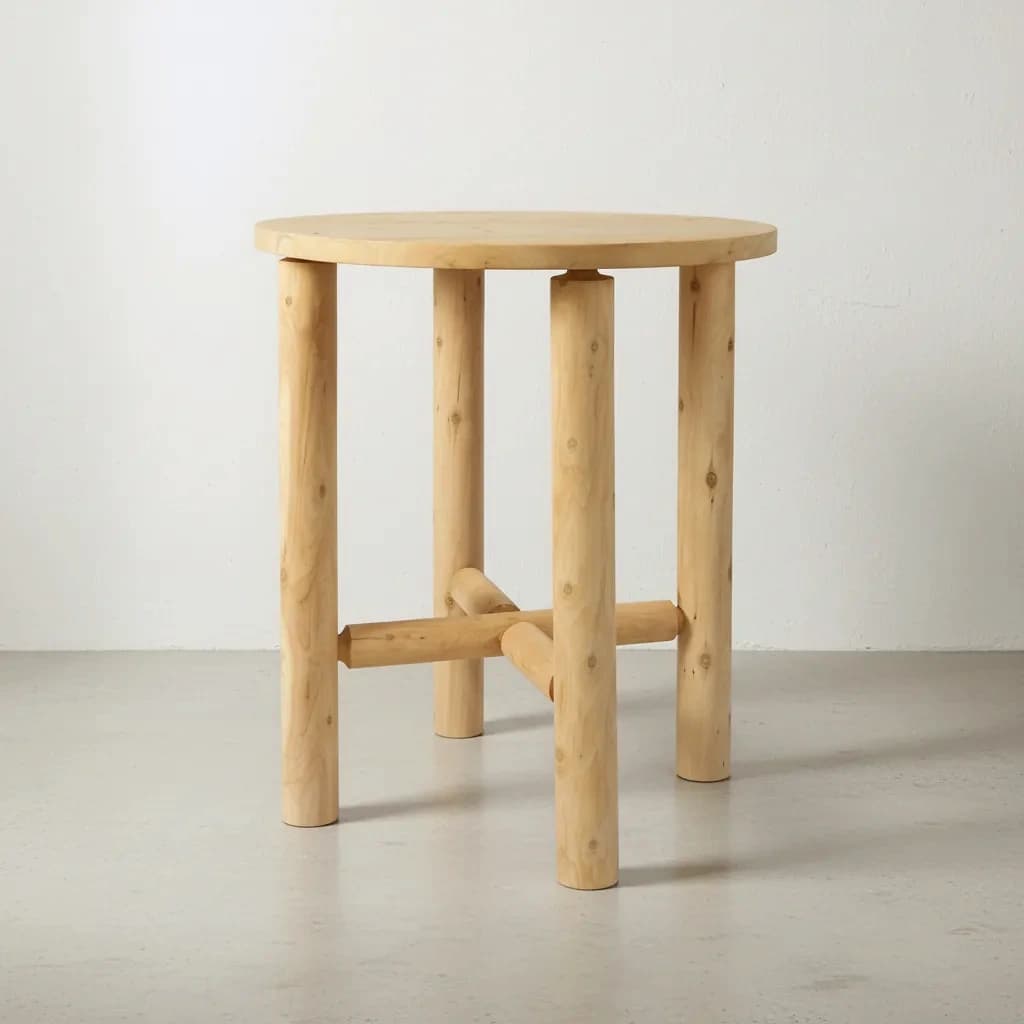 penwood furniture cedar bar table face on horizontal