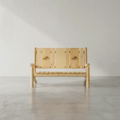 Cedar Branded Back Bench