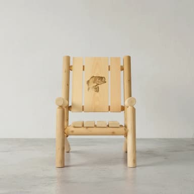Cedar Branded Back Chair