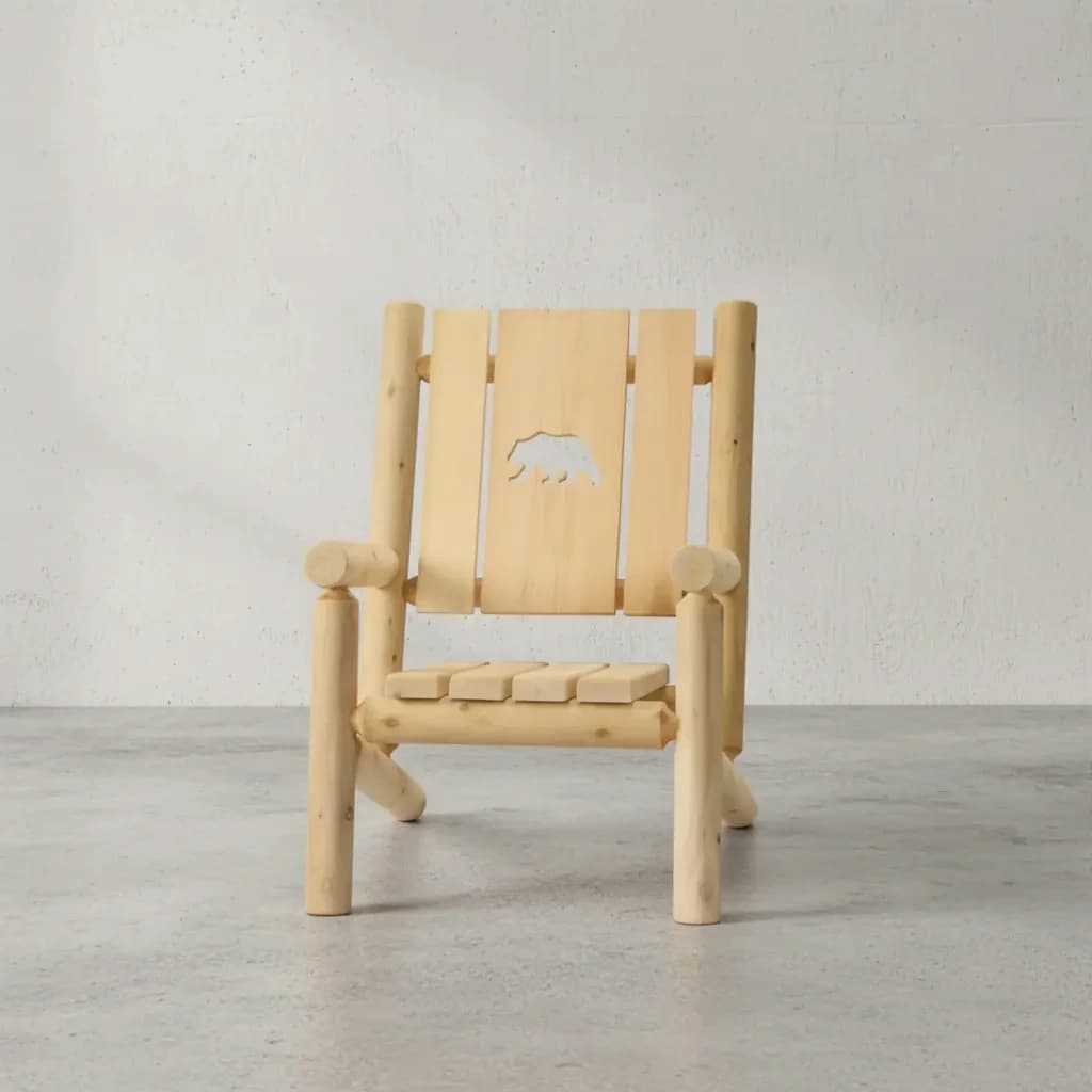 penwood furniture cedar cut back chair face on horizontal