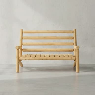 Cedar Ladder Back Bench