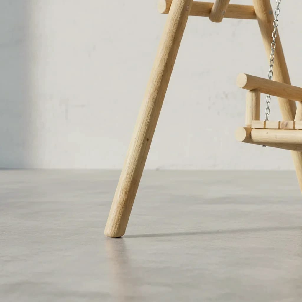 penwood furniture cedar log a frame swing medium close up