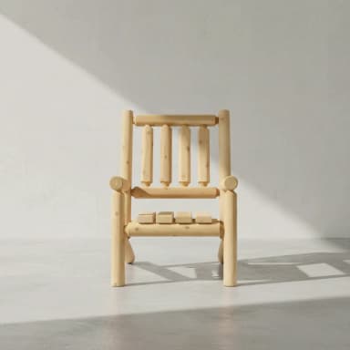 Cedar Log Chair