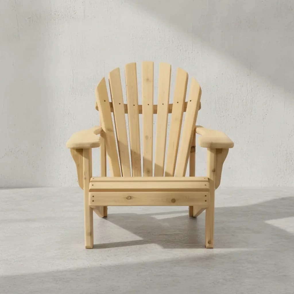 penwood furniture cedar muskoka chair face on horizontal