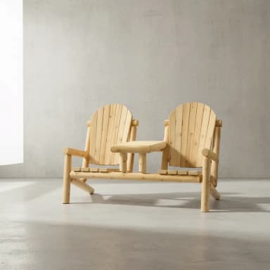 Cedar Muskoka Log Tea Set