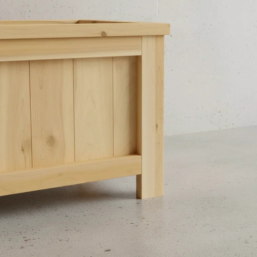 penwood furniture cedar muskoka planter box medium close up
