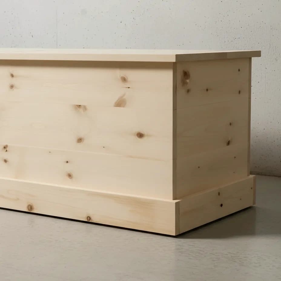 penwood furniture cottage blanket box ct40 medium close up