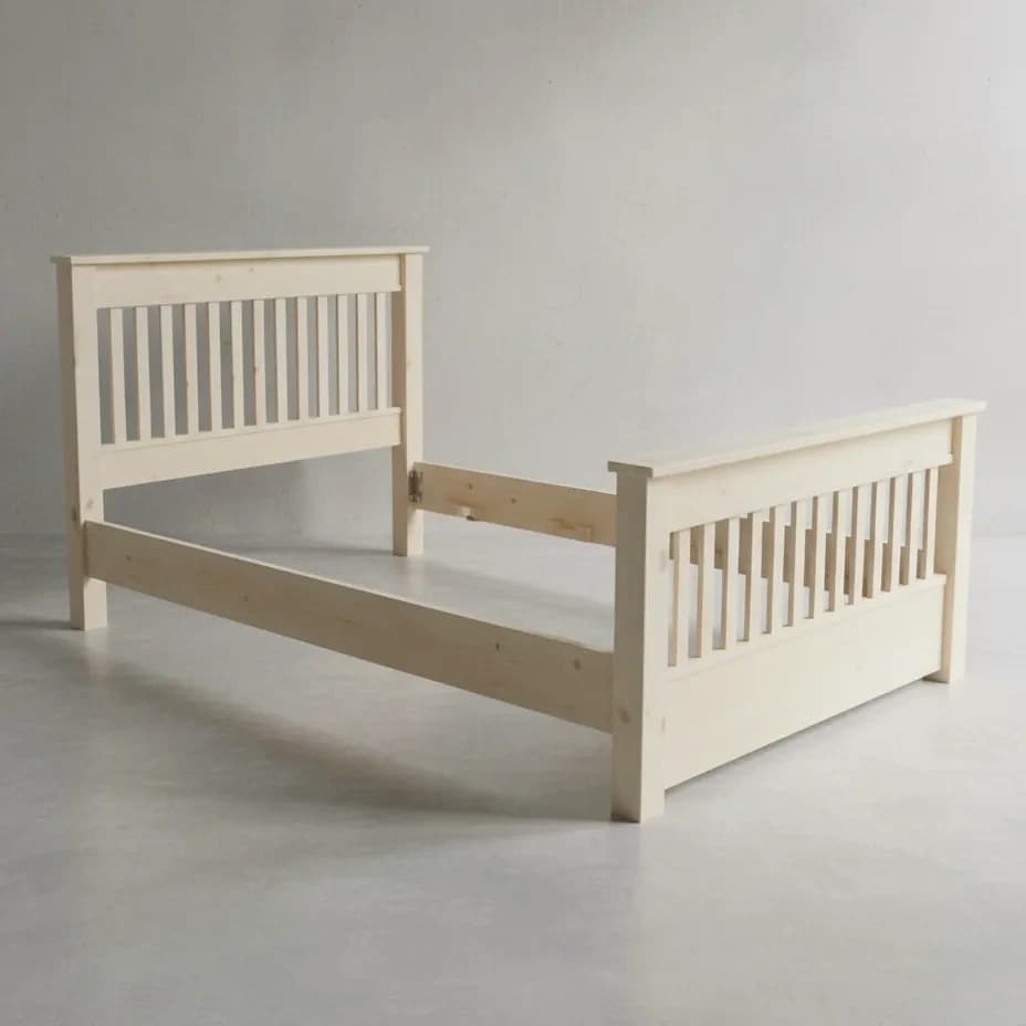 penwood furniture cottage queen bed 60sl 45 degree angle