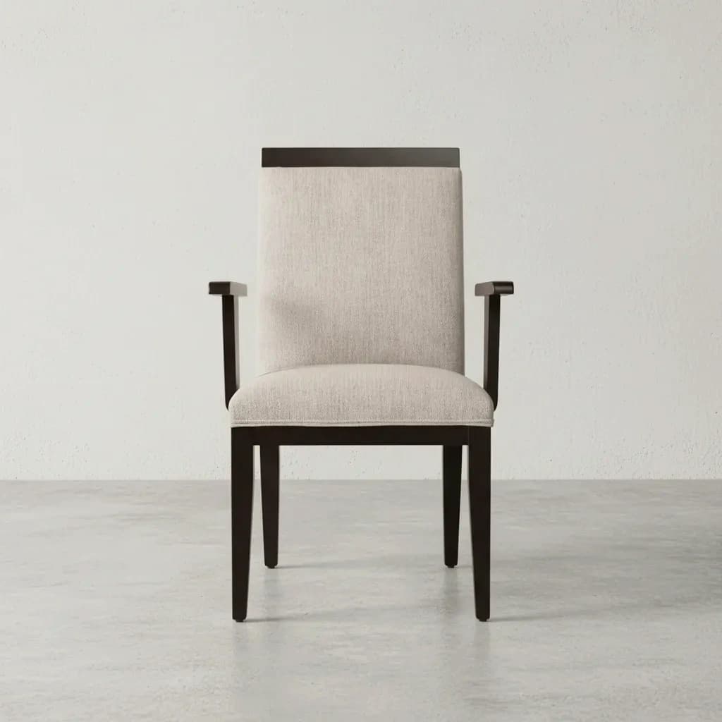 penwood furniture dorsa arm chair face on horizontal