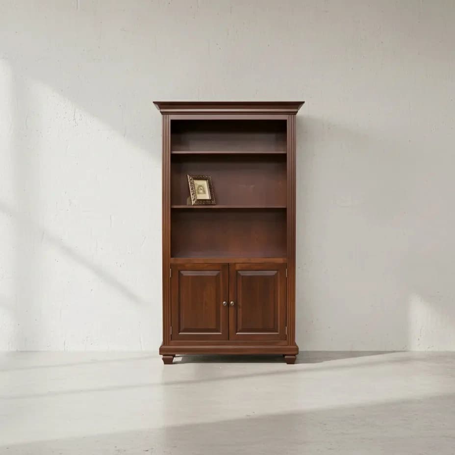 penwood furniture florentino bookcase f80d face on horizontal