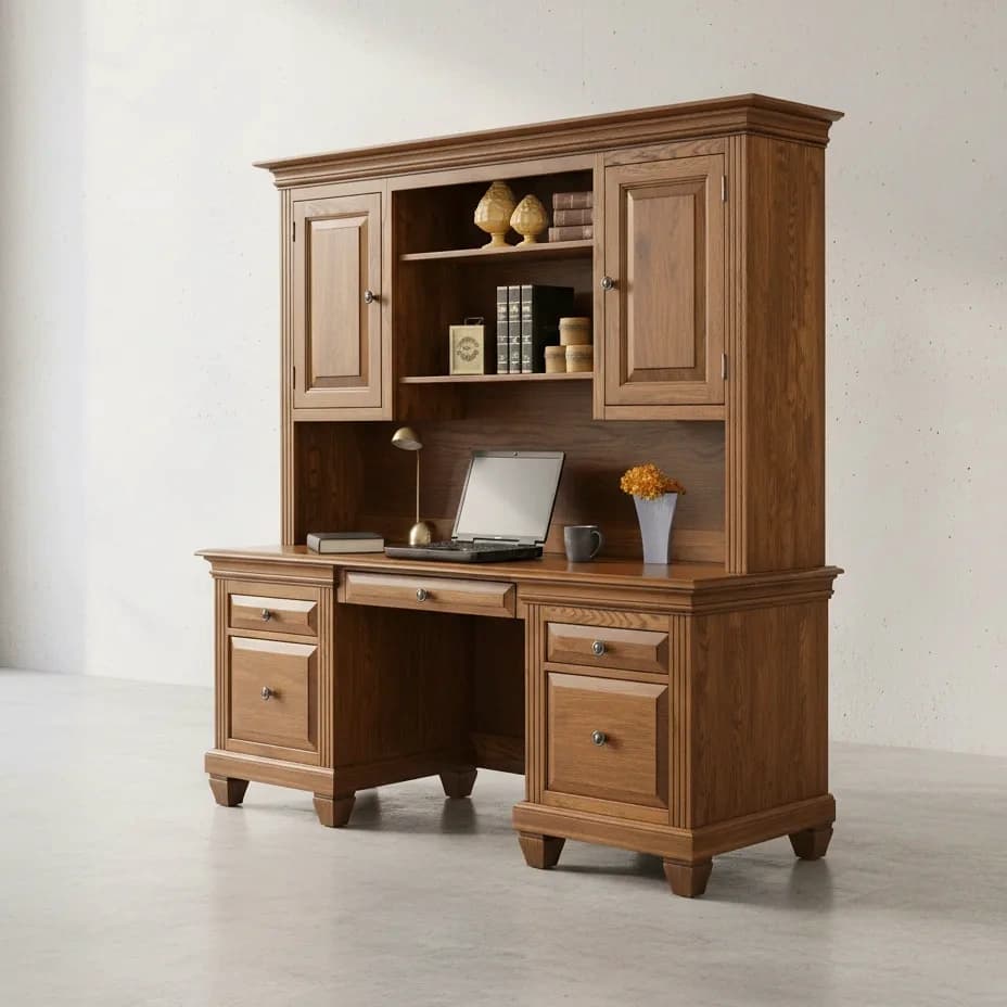 penwood furniture florentino computer station 45 degree angle