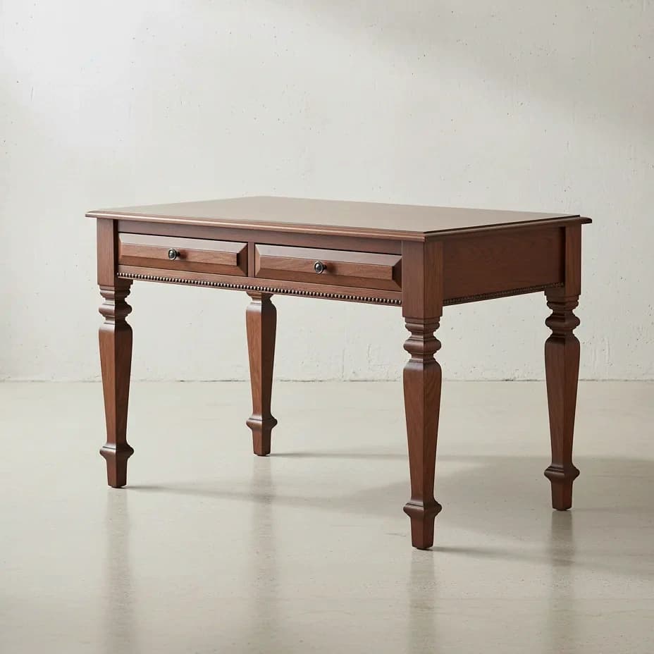 penwood furniture florentino writing desk 45 degree angle