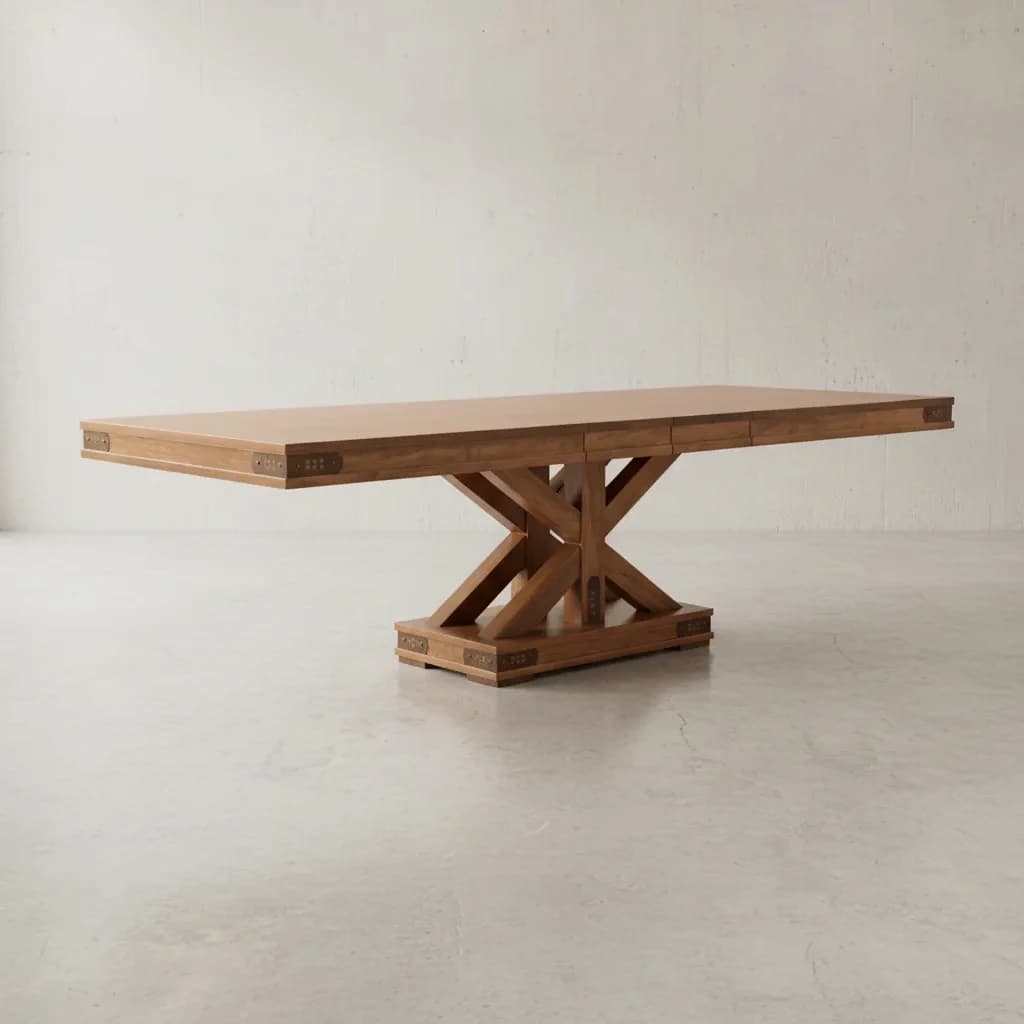 penwood furniture gastown dining table 45 degree angle
