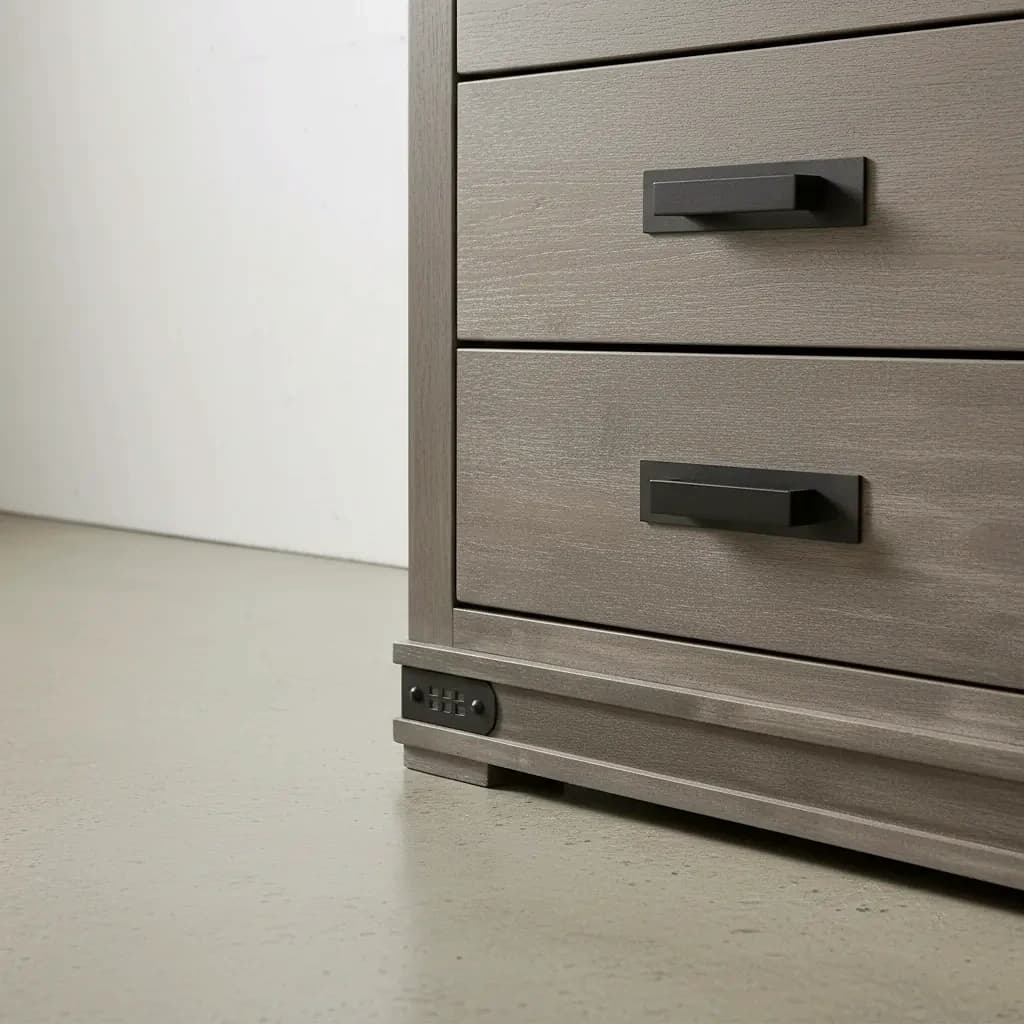 penwood furniture gastown highboy 5 drawers medium close up