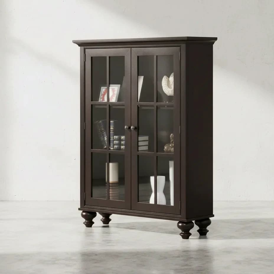 penwood furniture georgetown library cabinet 45 degree angle
