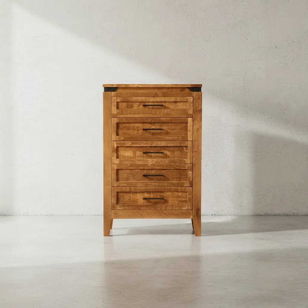 penwood furniture kenora 5 drawer high boy face on horizontal
