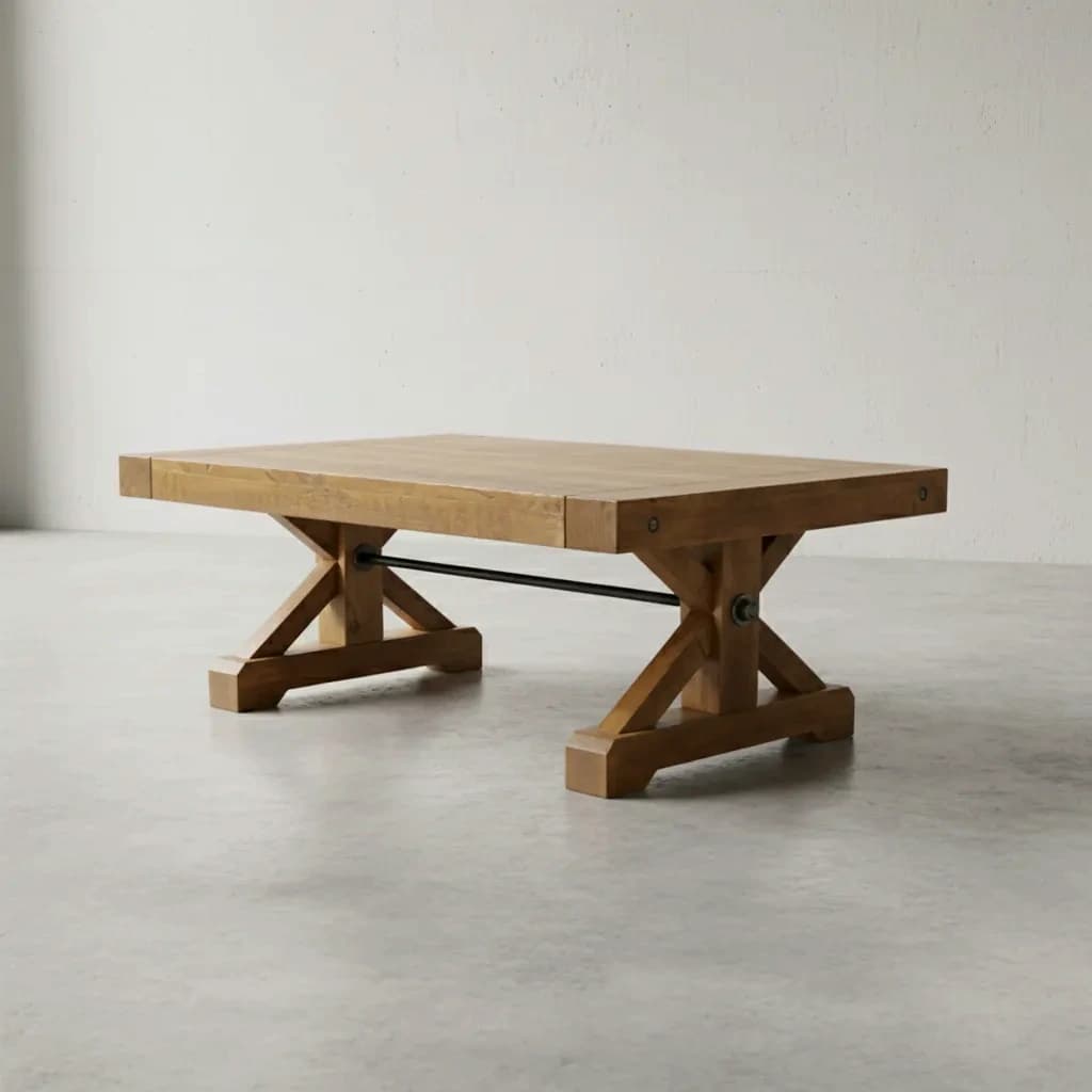 penwood furniture klondike coffee table 45 degree angle