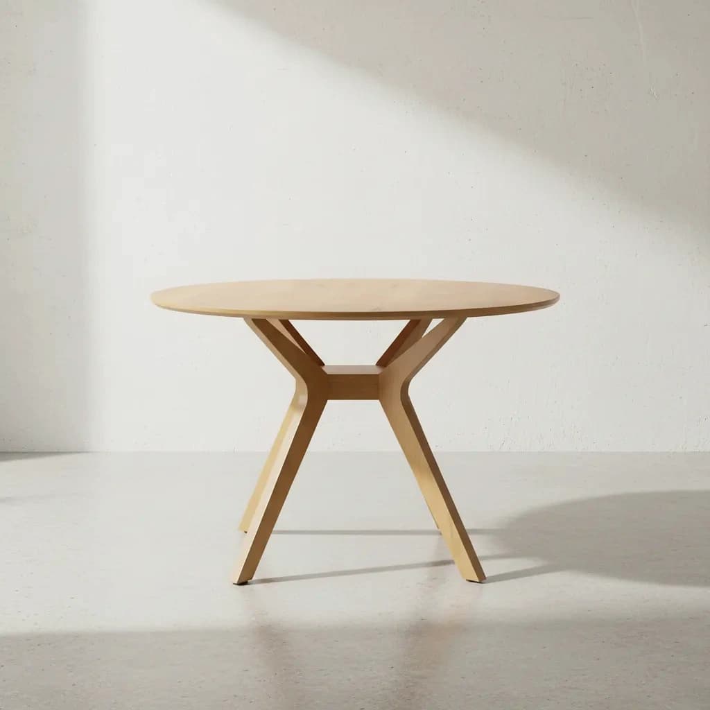 penwood furniture leksvik dining table face on horizontal