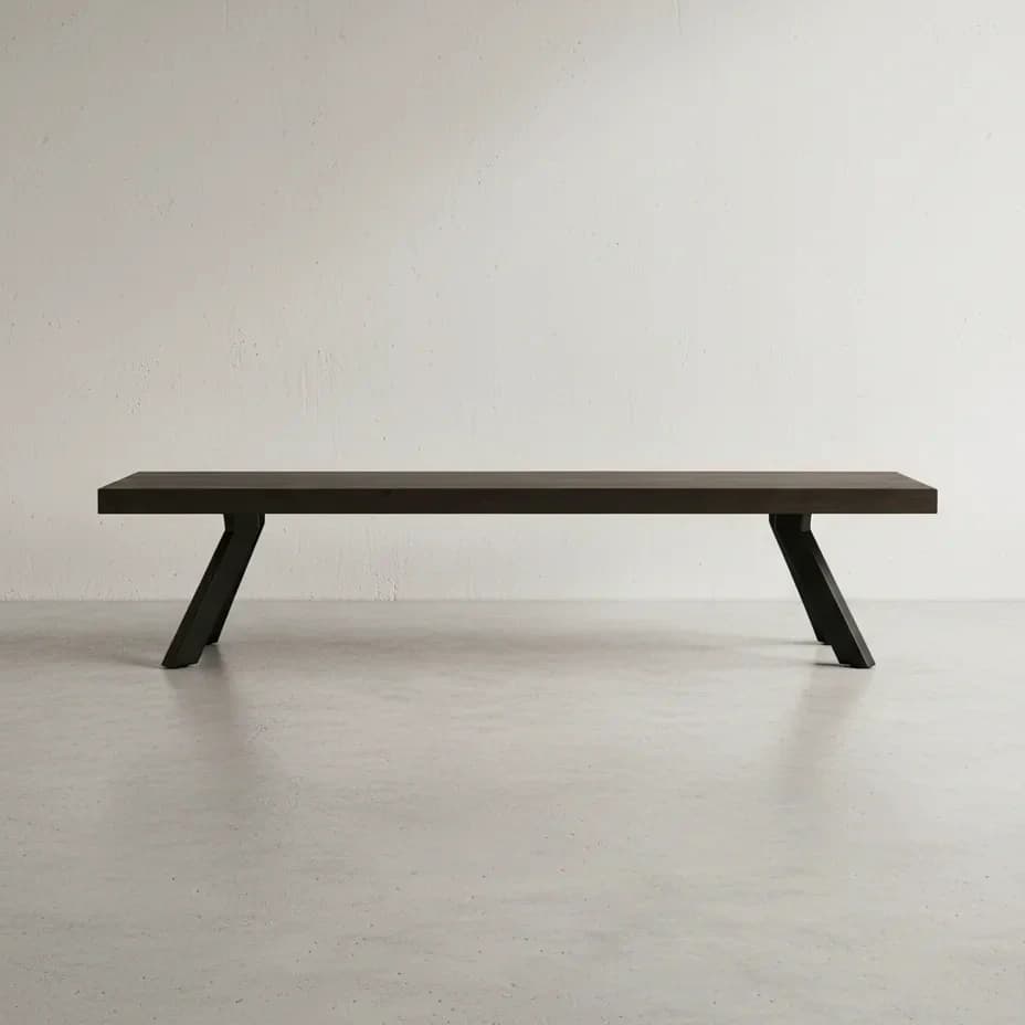 penwood furniture maxwell dining bench face on horizontal