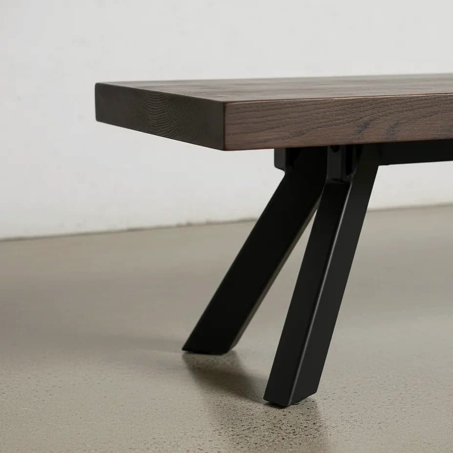 penwood furniture maxwell dining bench medium close up