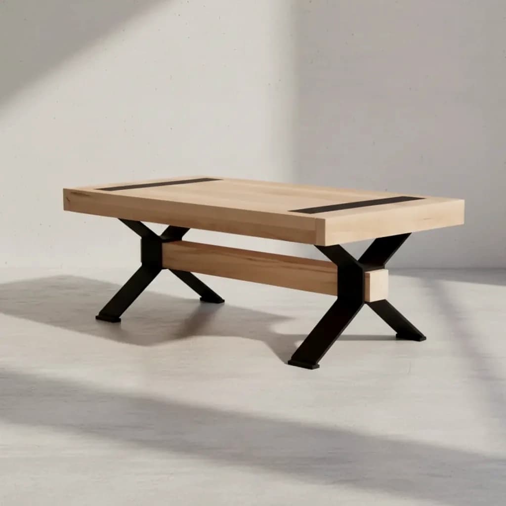 penwood furniture millwright coffee table 45 degree angle