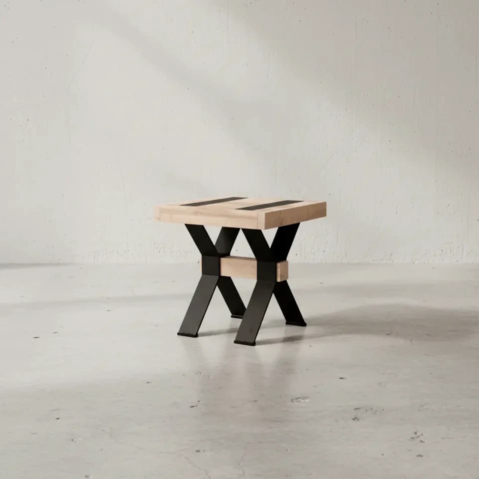 penwood furniture millwright end table face on horizontal