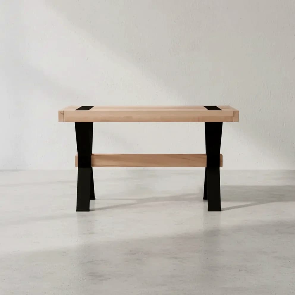 penwood furniture millwright sofa table face on horizontal