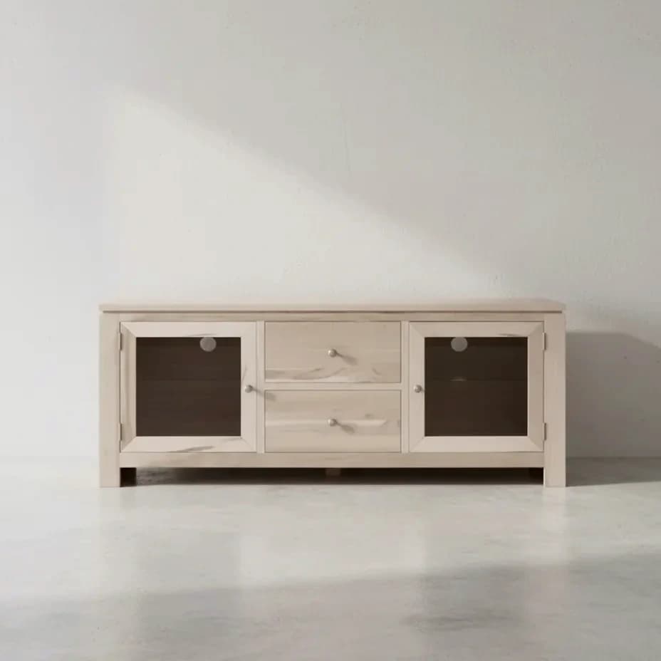 penwood furniture newport tv unit np1865 face on horizontal