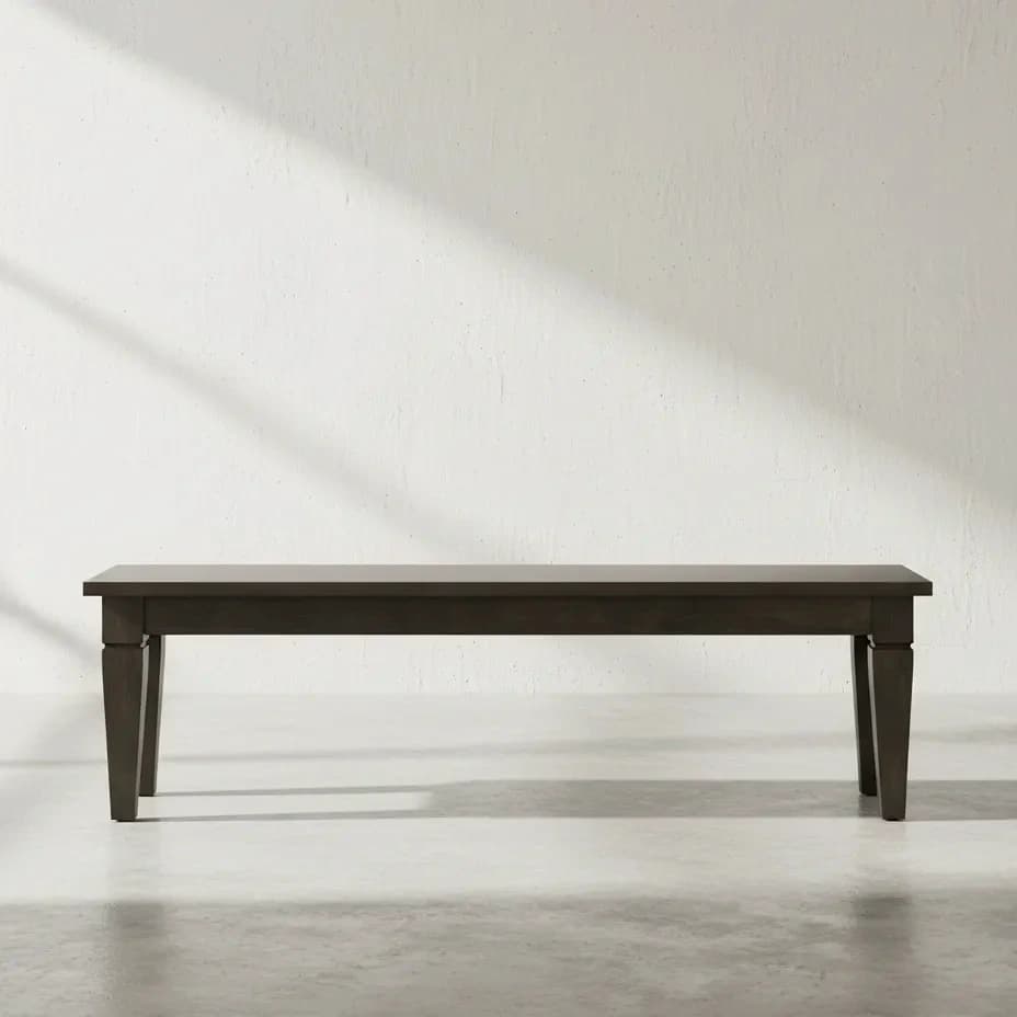 penwood furniture reesor dining bench face on horizontal