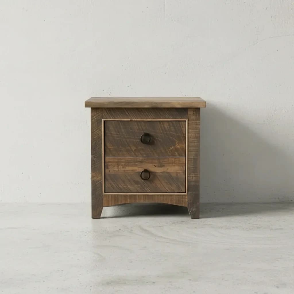 penwood furniture renoa 2 drawer night stand face on horizontal