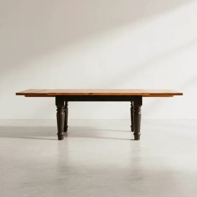 Rustic Plank Leg Table