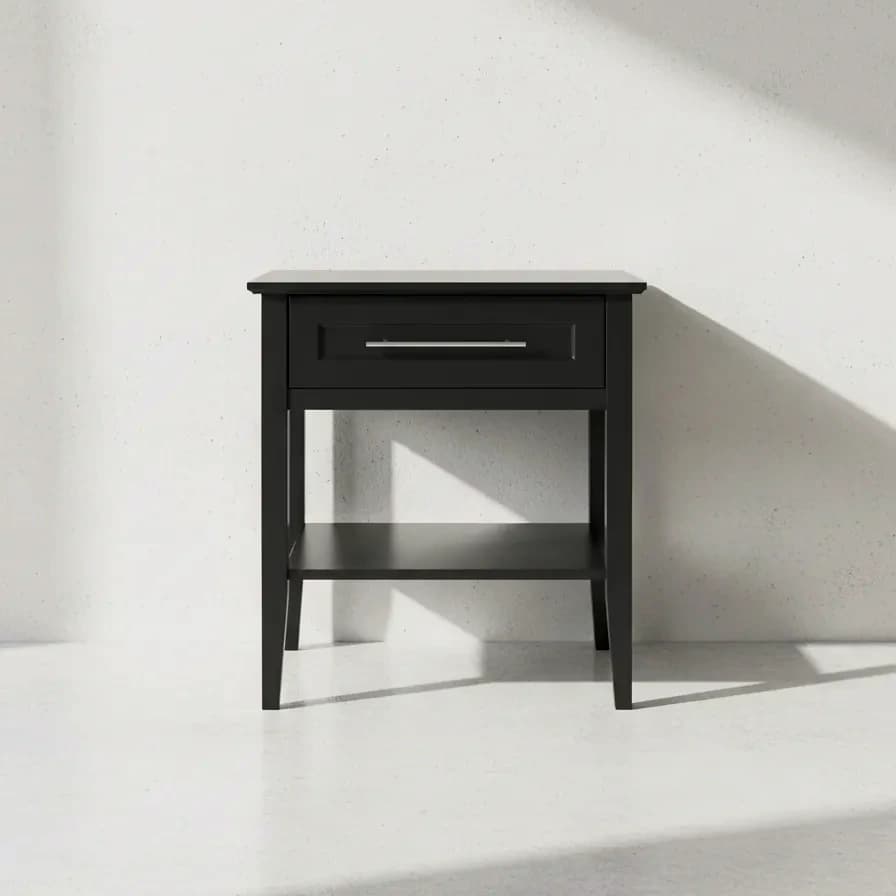 penwood furniture stockholm open nightstand face on horizontal