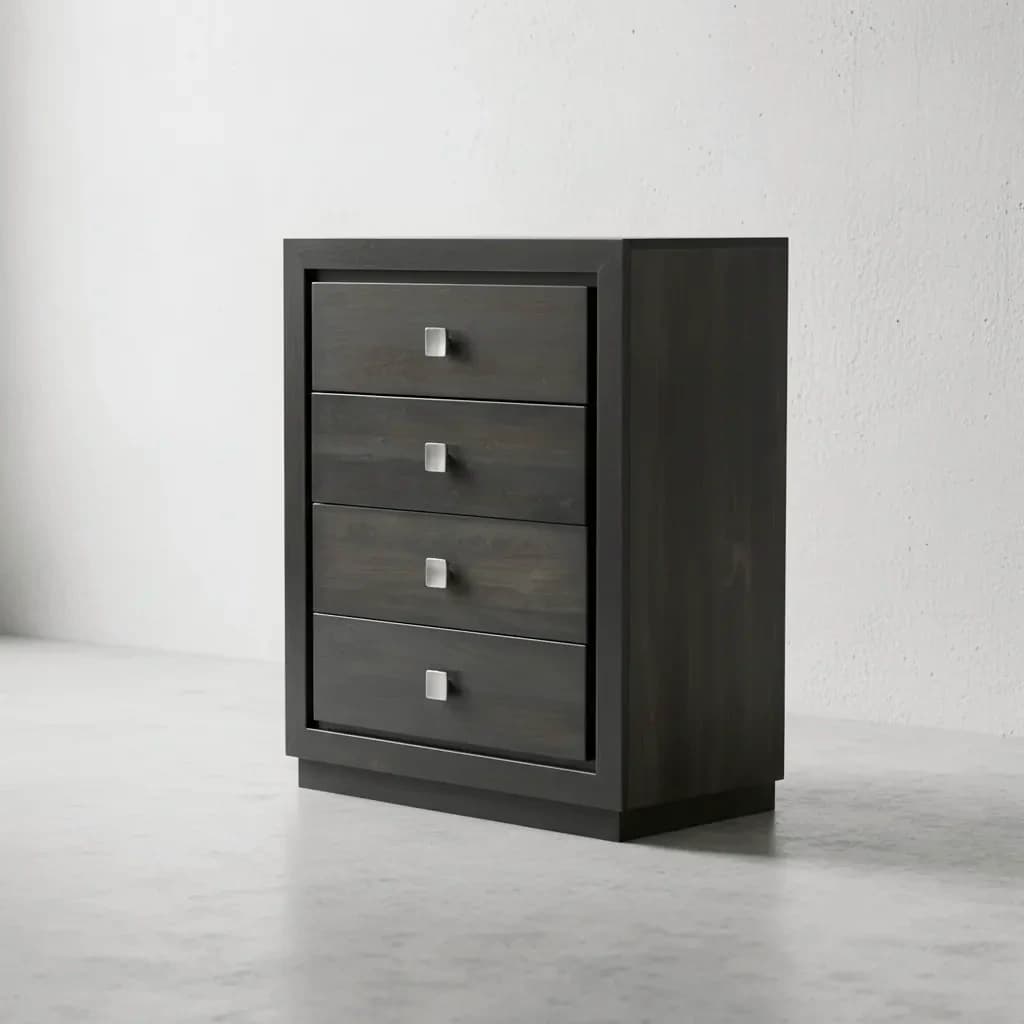 penwood furniture thornloe 4 drawer highboy 45 degree angle