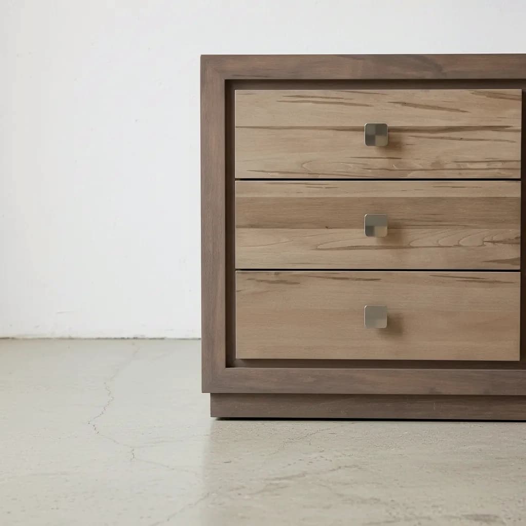 penwood furniture thornloe 6 drawer dresser medium close up